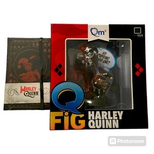 Harley Quinn Q Fig and Journal/ Diary / Notebook Set 2016